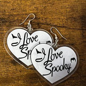 "I Love Spooky" Earrings